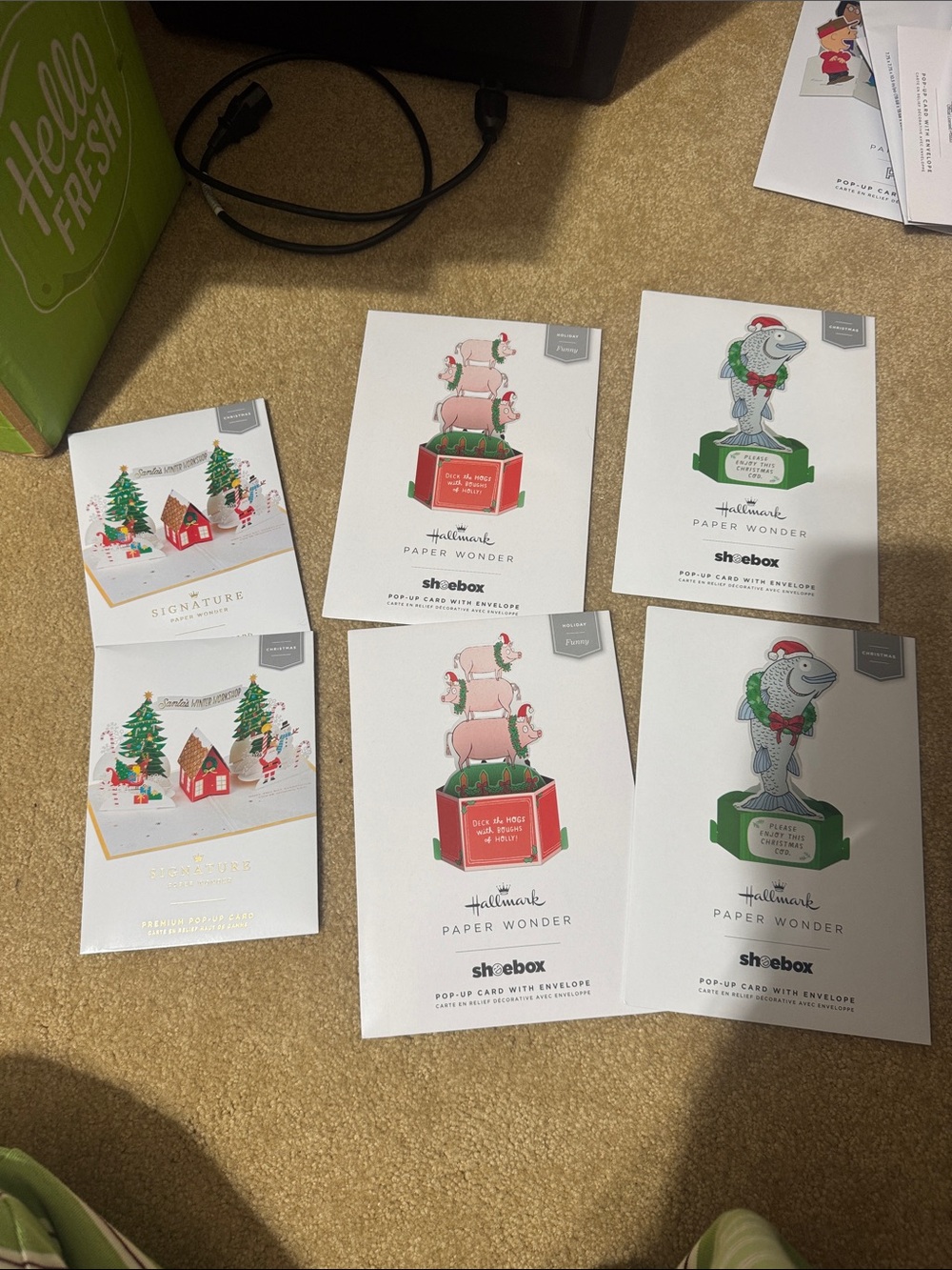 Hallmark Christmas cards